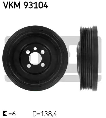 Ременный шкив SKF VKM 93104